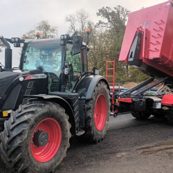 Tracteur + remorque ampliroll (polybenne) 24T de charge